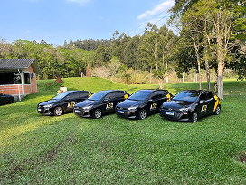 Alguns veículos da A52